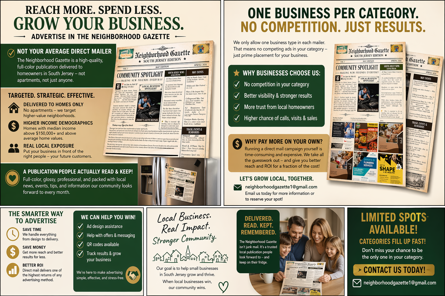 One business per category — zero competition