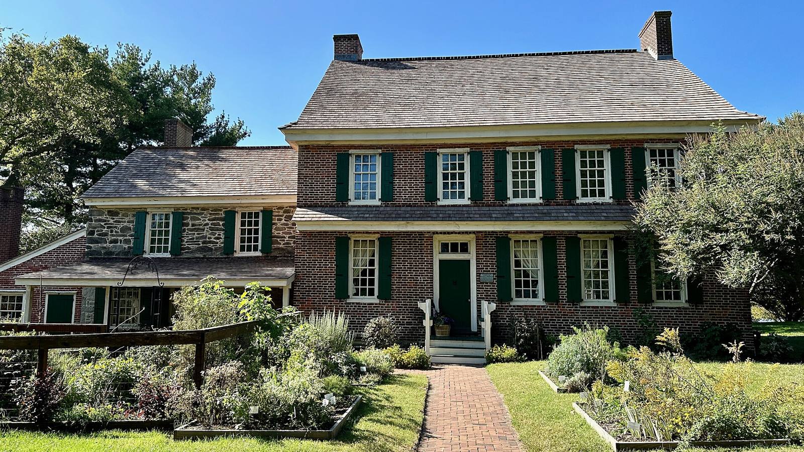 The James and Ann Whitall House at Red Bank Battlefield