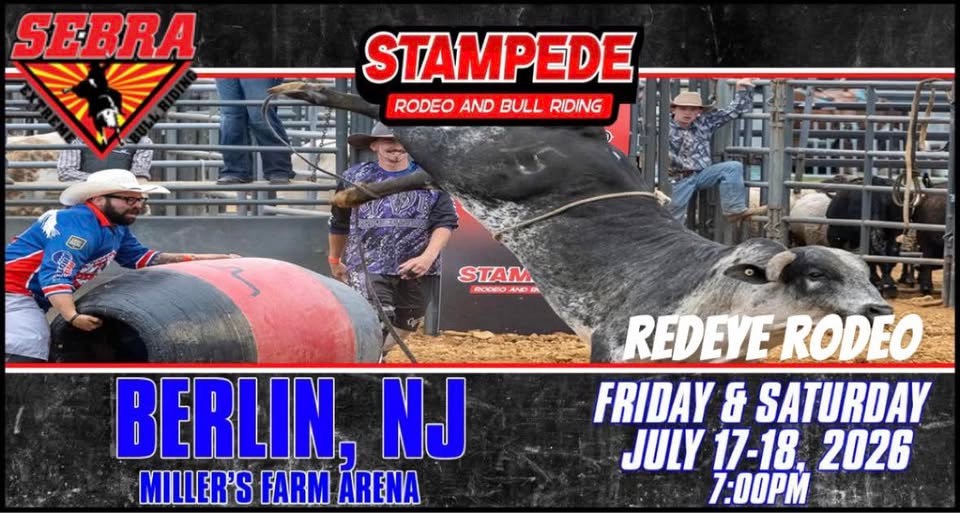 Stampede Redeye Rodeo — Berlin NJ, July 17-18, 2026
