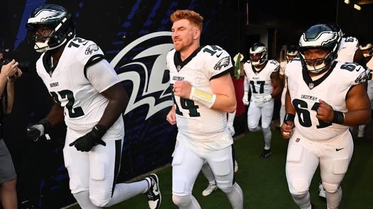 The Eagles take the field