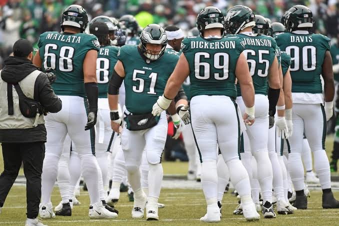 The Eagles&rsquo; offensive line &mdash; the best in football &mdash; is the room a new coach inherits at camp