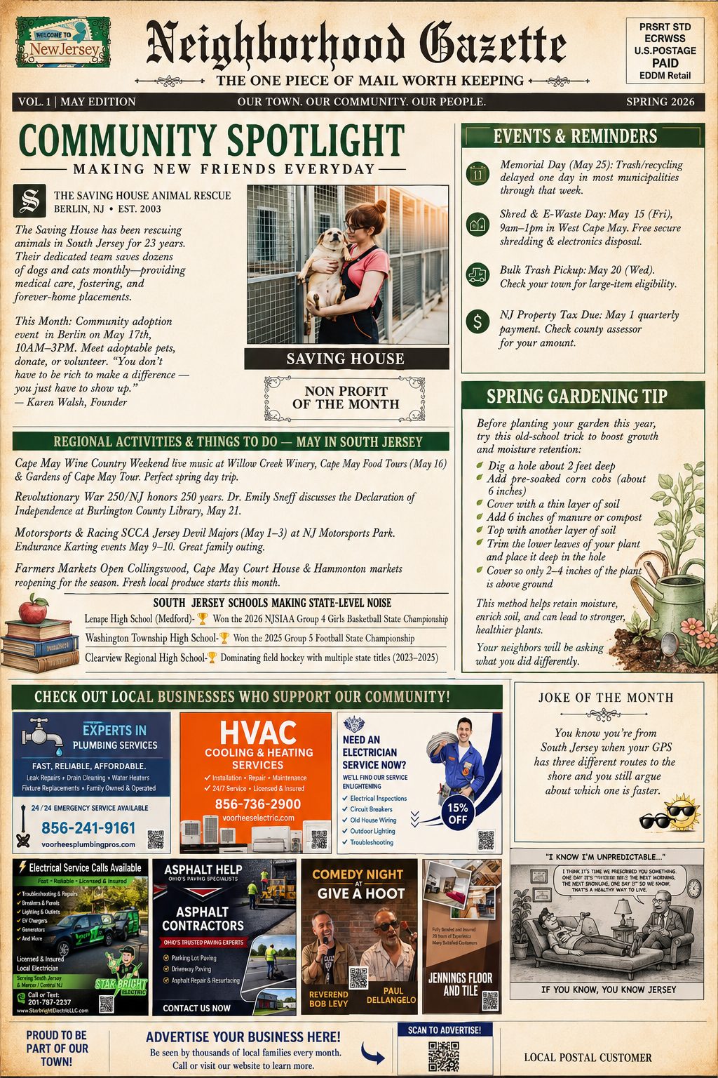 Gazette business spotlight sample