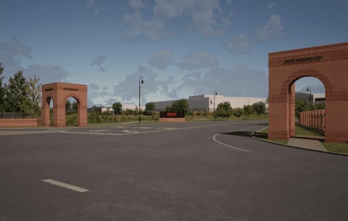 The Fort Monmouth gateway to Netflix&rsquo;s new $1 billion, 12-stage studio campus in Eatontown and Oceanport