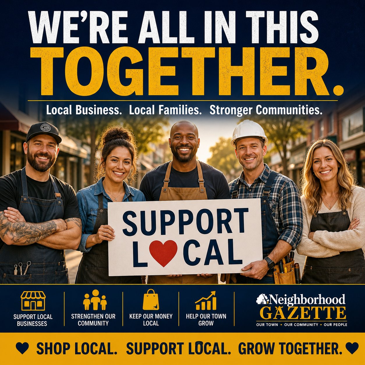 Local South Jersey business owners — we're all in this together