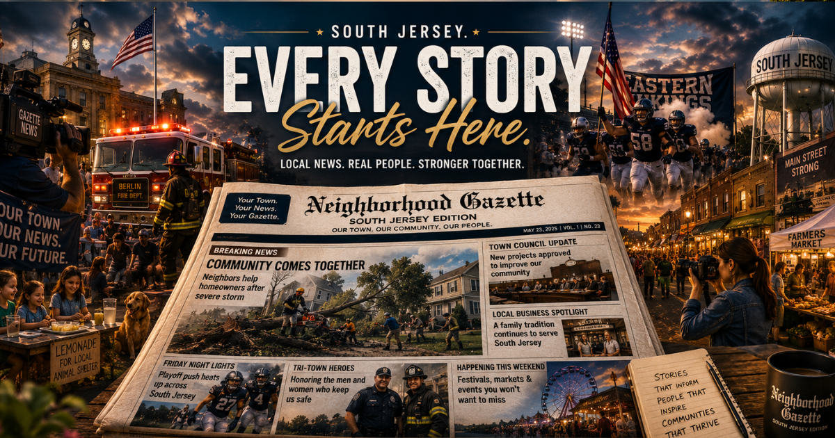 Every Story Starts Here — South Jersey, Local News, Real People, Stronger Together