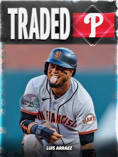 Luis Arraez, acquired by the Phillies at the deadline