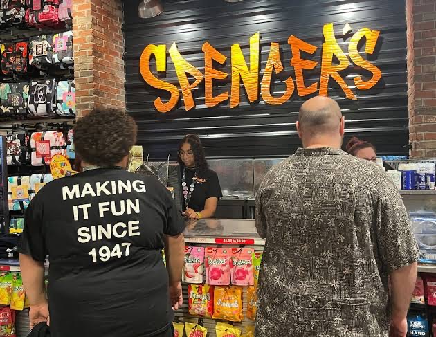 Spencer&rsquo;s new, larger storefront at the Cherry Hill Mall &mdash; where the company started in 1963