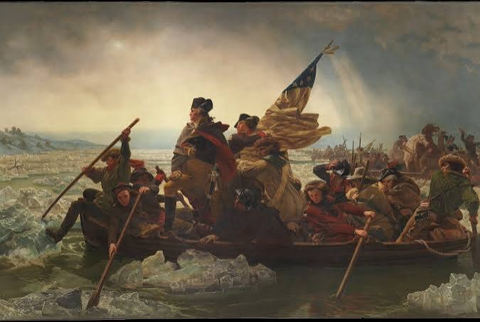 Washington Crossing the Delaware — Leutze painting — Revolutionary War history South Jersey