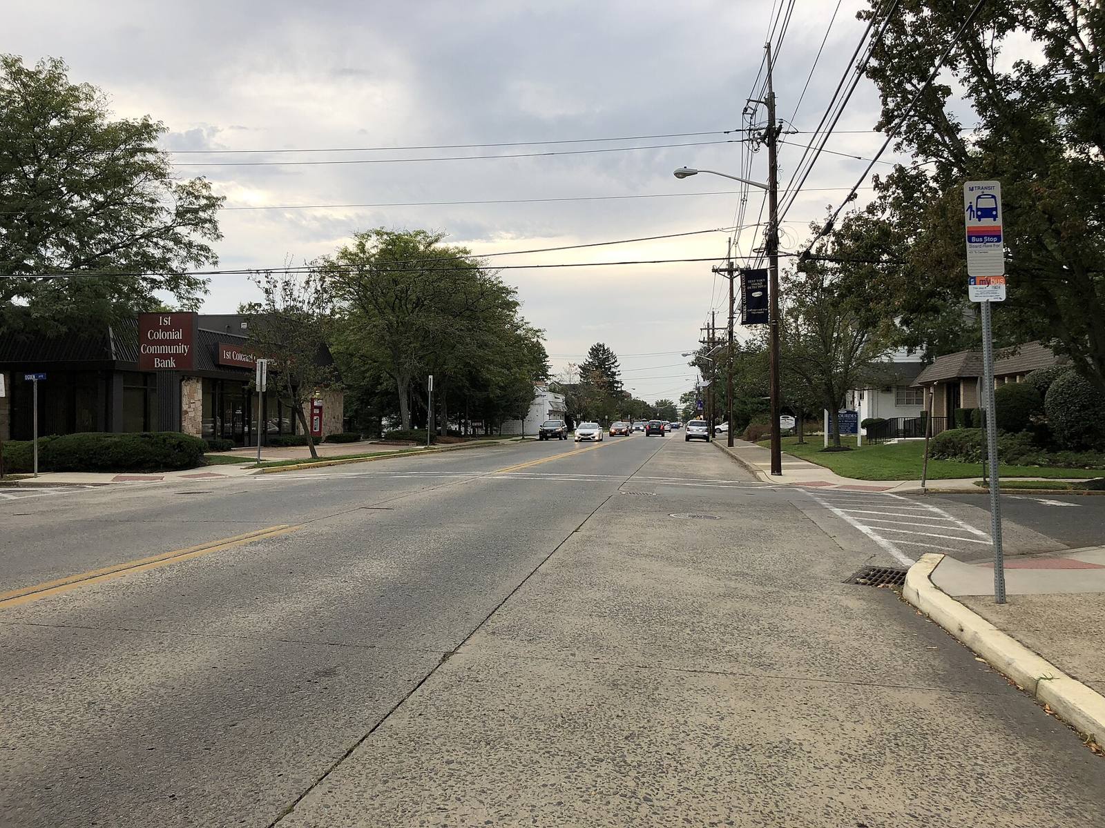 Haddon Avenue in Collingswood, looking north