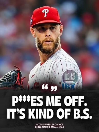 Zack Wheeler reacts to being passed over for the 2026 All-Star Game